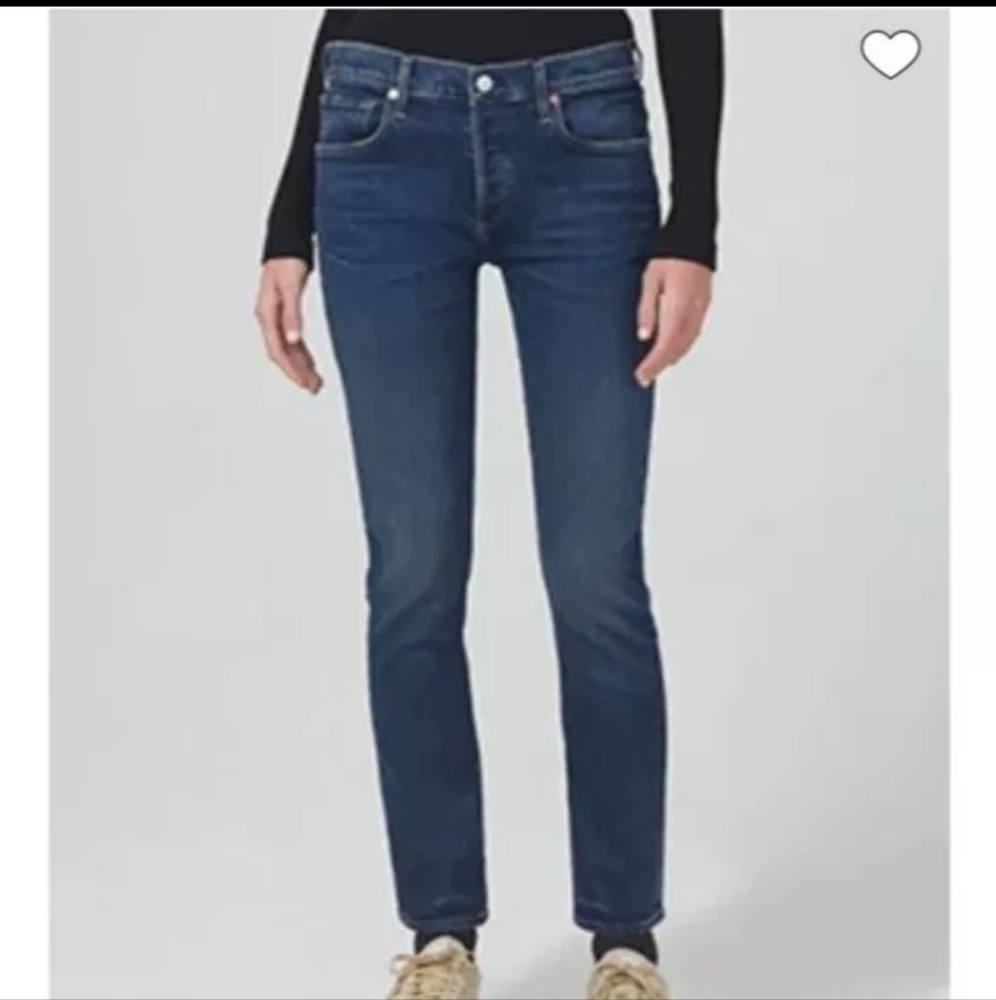 CITIZENS  OF HUMANITY | Women's Sky Lantern Ella Mid Rise Slim Cropped J…
